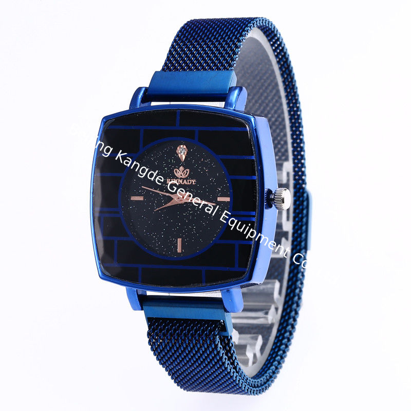WJ-7871 Magnet Buckle Creative Diamonds Dial Charming Net Belt Band Lady Watch Best Selling Quartz Fancy Women Wrist Watch