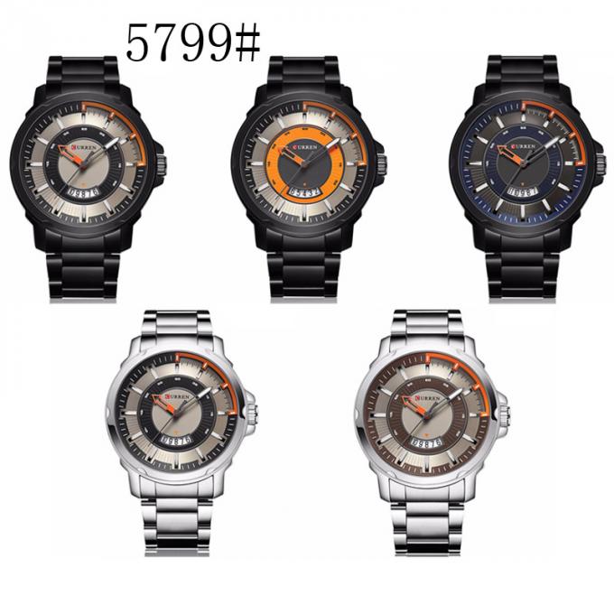 WJ-5004 Yeni Erkek Marka NAVIFORCE Saatler Paslanmaz Çelik Bilek Saatler Otomatik Tarih Hafta Tasarımcı Saat Erkekler İzle