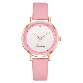 WJ-8447 New Fashion Women Good Quality Many Colors Alloy Watch Case Pu Leather Bracelet Watch